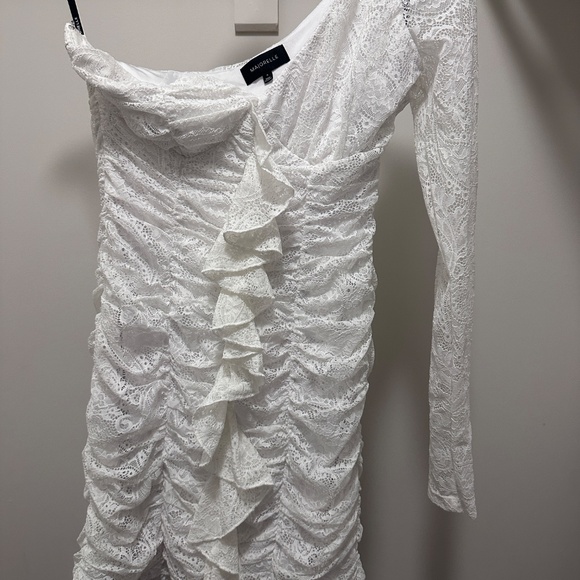 Majorelle White Lace Dress - Picture 3 of 4